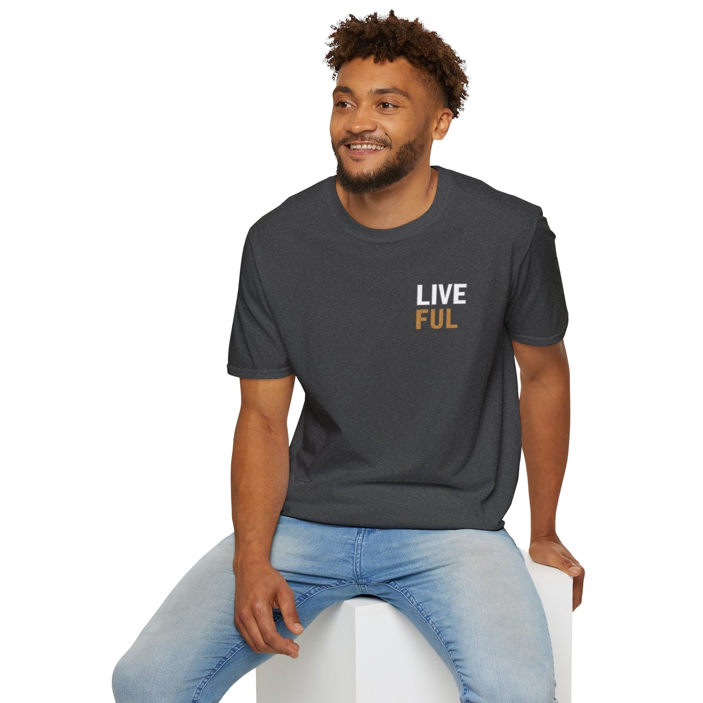 Faith Unfiltered Life T-Shirt — Minimal Christian Podcast Tee