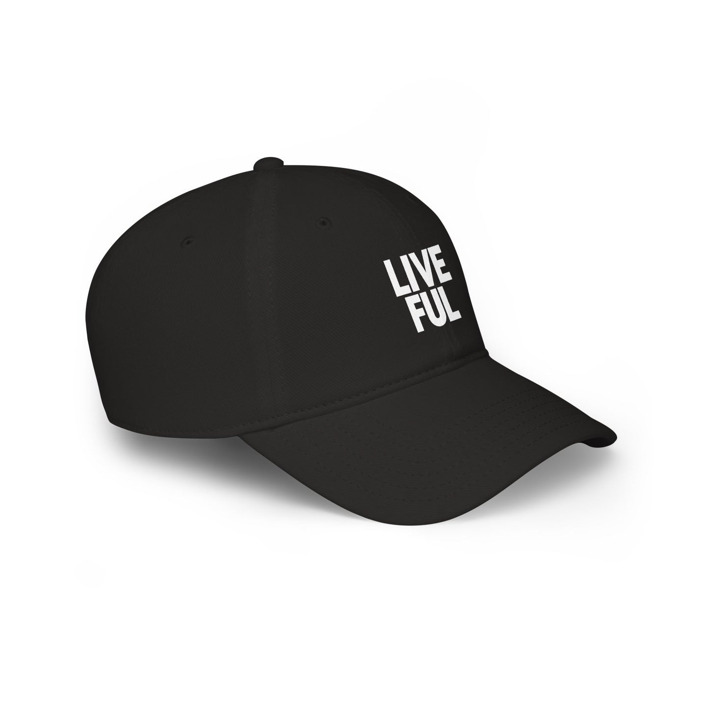 Live Ful Embroidered Cap — Minimalist Inspirational Baseball Hat