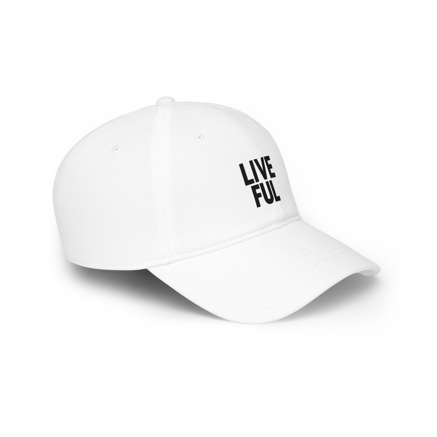 White cap with 'FAFO' logo on a white background