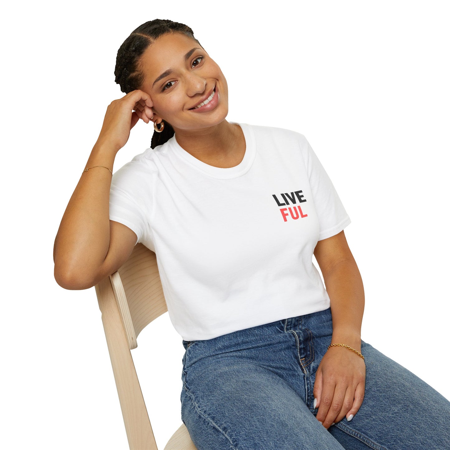 Faith Unfiltered Life T-Shirt — Minimal Christian Podcast Tee