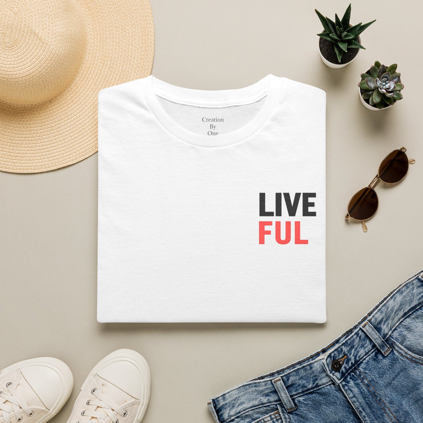 Faith Unfiltered Life T-Shirt — Minimal Christian Podcast Tee
