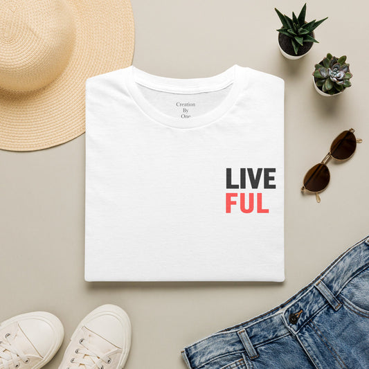 Faith Unfiltered Life T-Shirt — Minimal Christian Podcast Tee