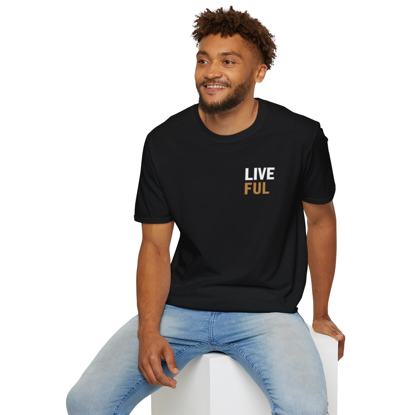 Faith Unfiltered Life T-Shirt — Minimal Christian Podcast Tee