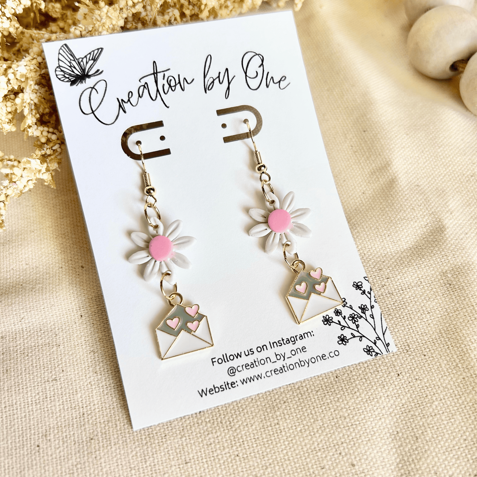 Blooming Love Polymer Clay Earrings 