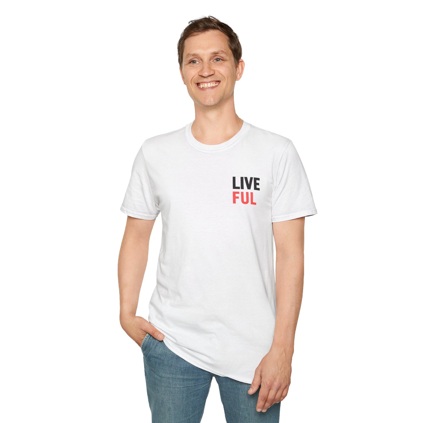 Faith Unfiltered Life T-Shirt — Minimal Christian Podcast Tee