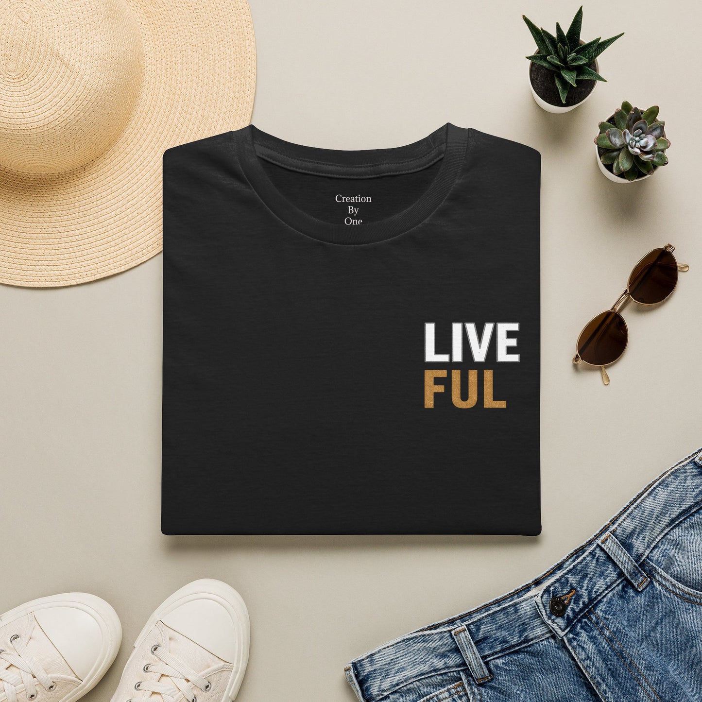 Faith Unfiltered Life T-Shirt — Minimal Christian Podcast Tee