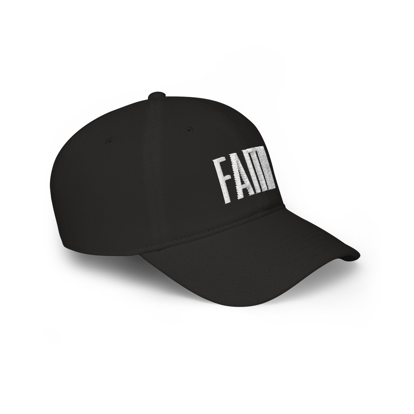 Faith Embroidered Baseball Cap — Minimal Religious Hat for Women & Men