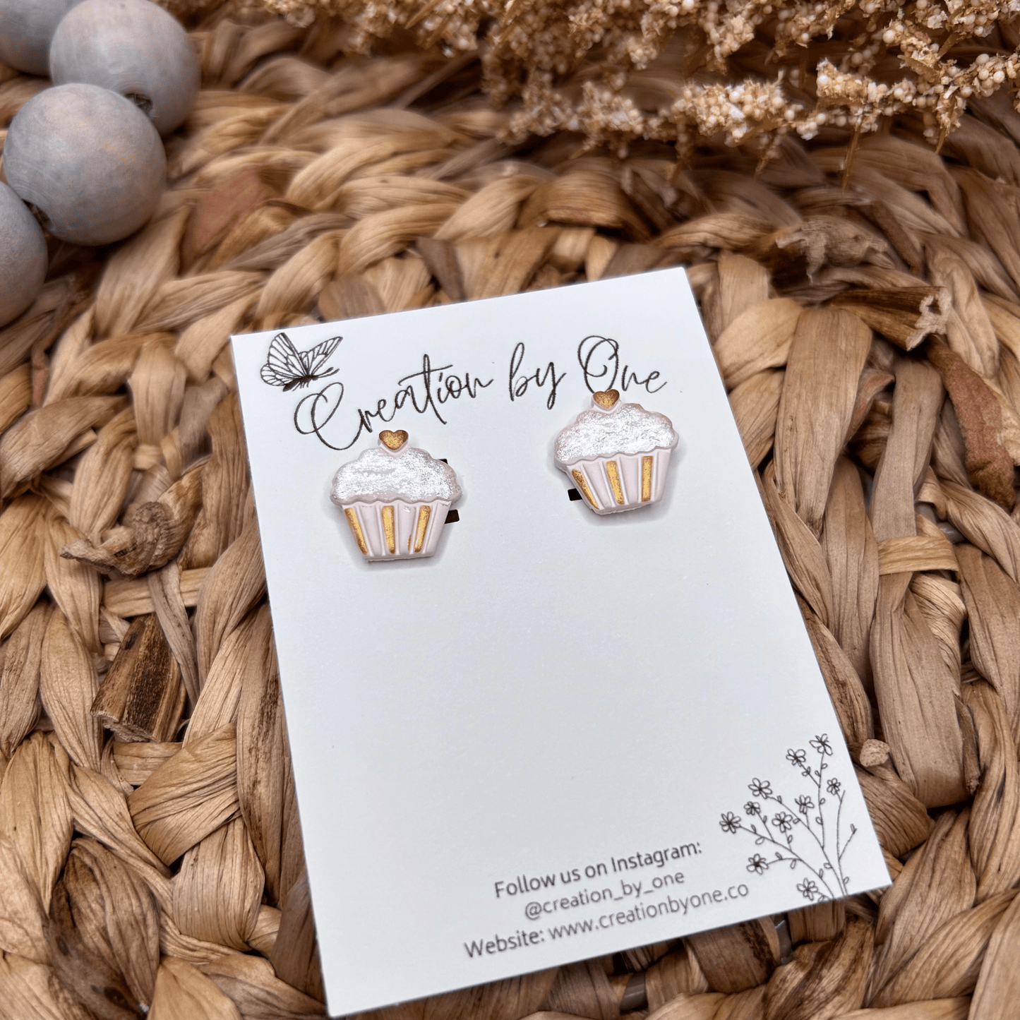 Love in a Cake Polymer Clay Earrings