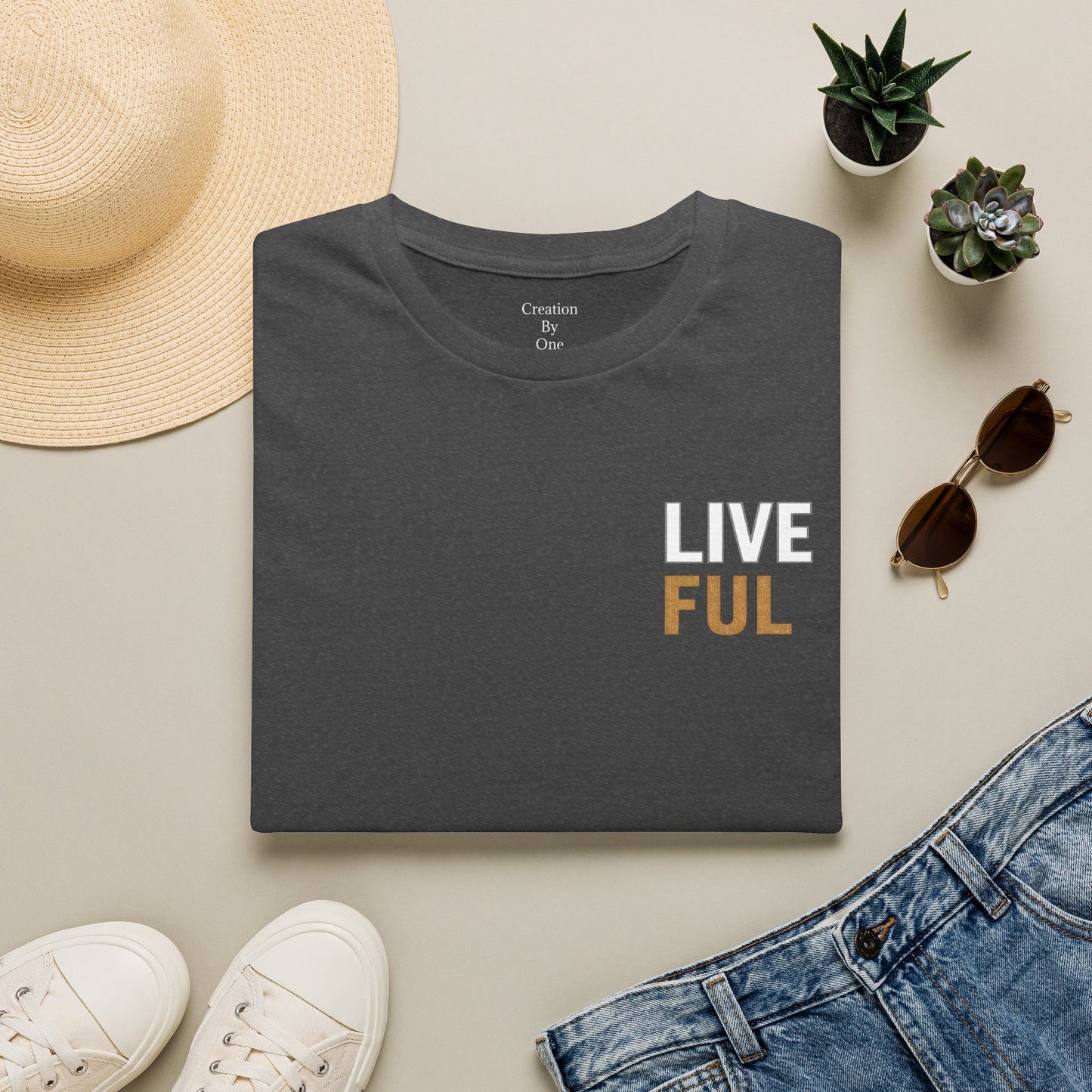 Faith Unfiltered Life T-Shirt — Minimal Christian Podcast Tee