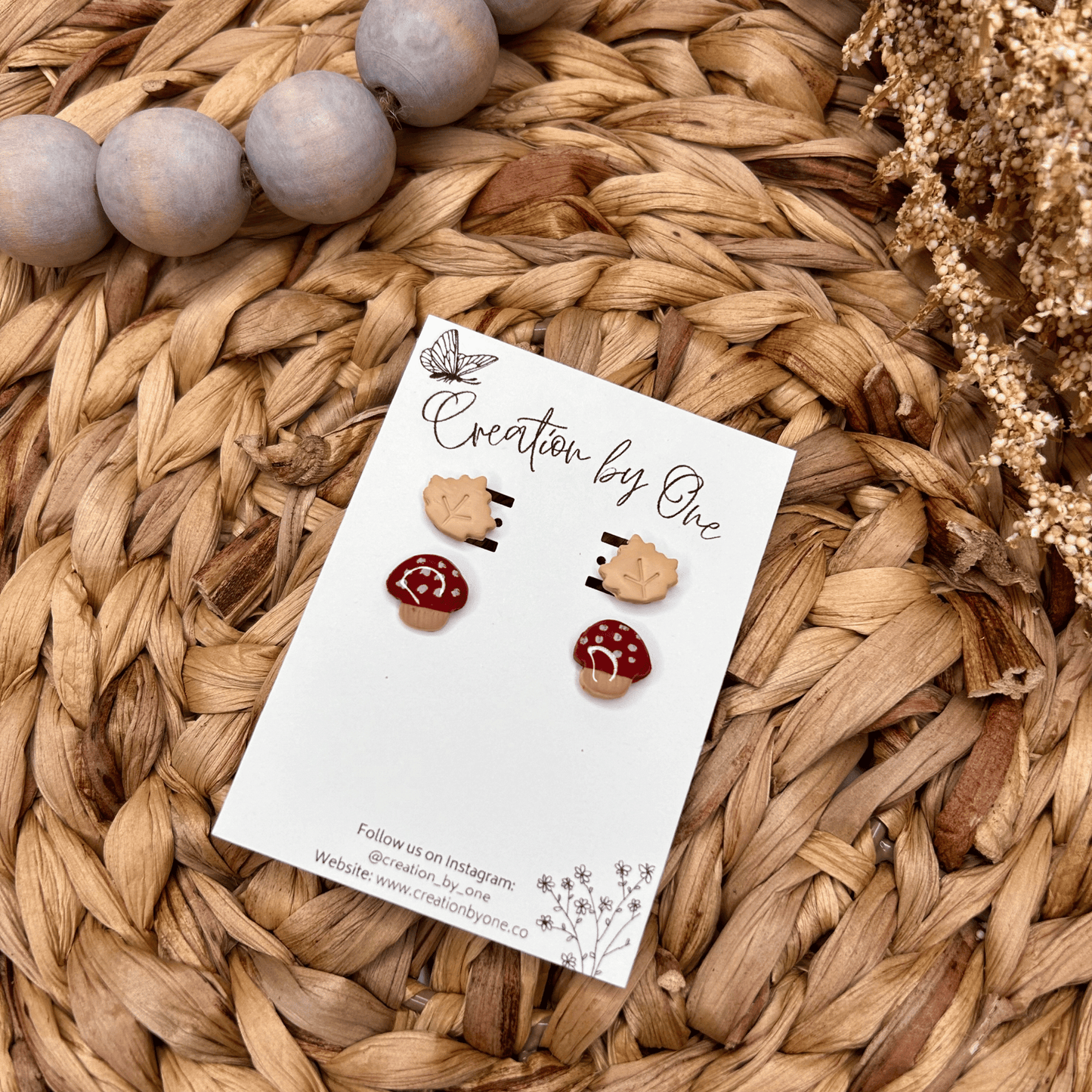 Fall Inspired Polymer Clay Earrings