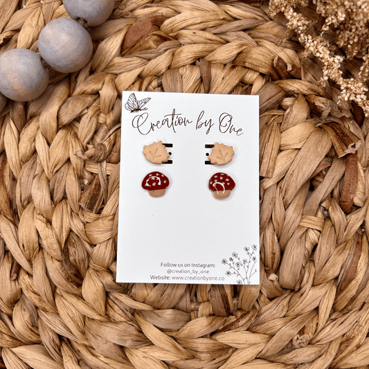 Fall Inspired Polymer Clay Earrings