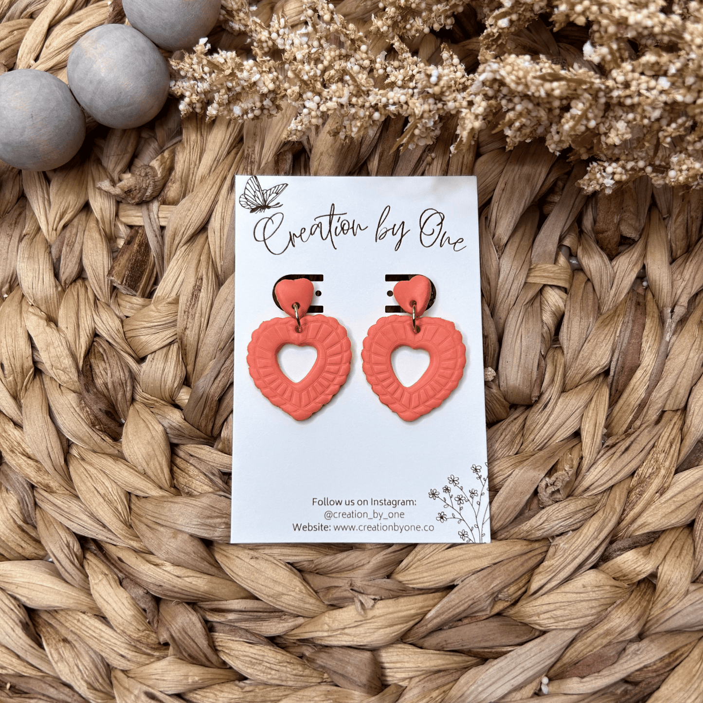 Everlasting Love Valentine Clay Earrings