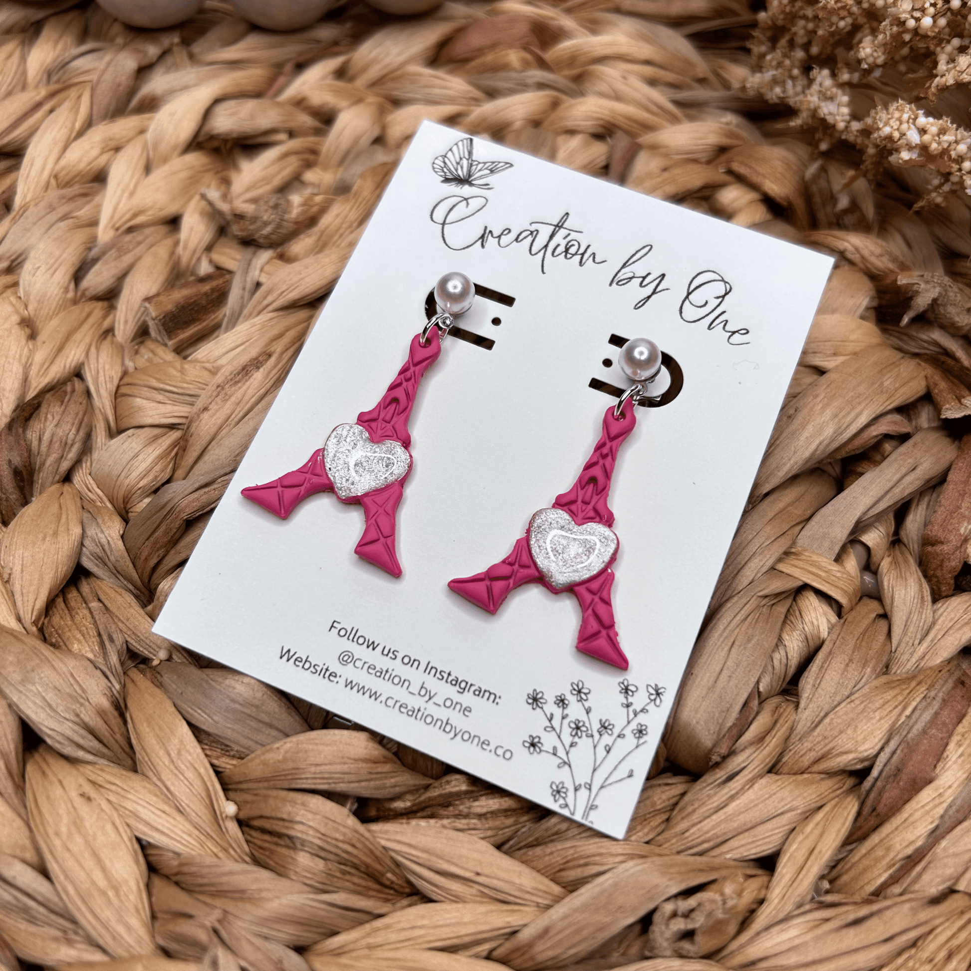 City of Love Polymer Clay Earrings