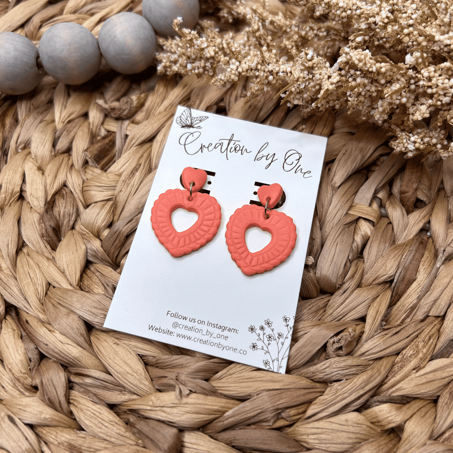 Everlasting Love Valentine Clay Earrings