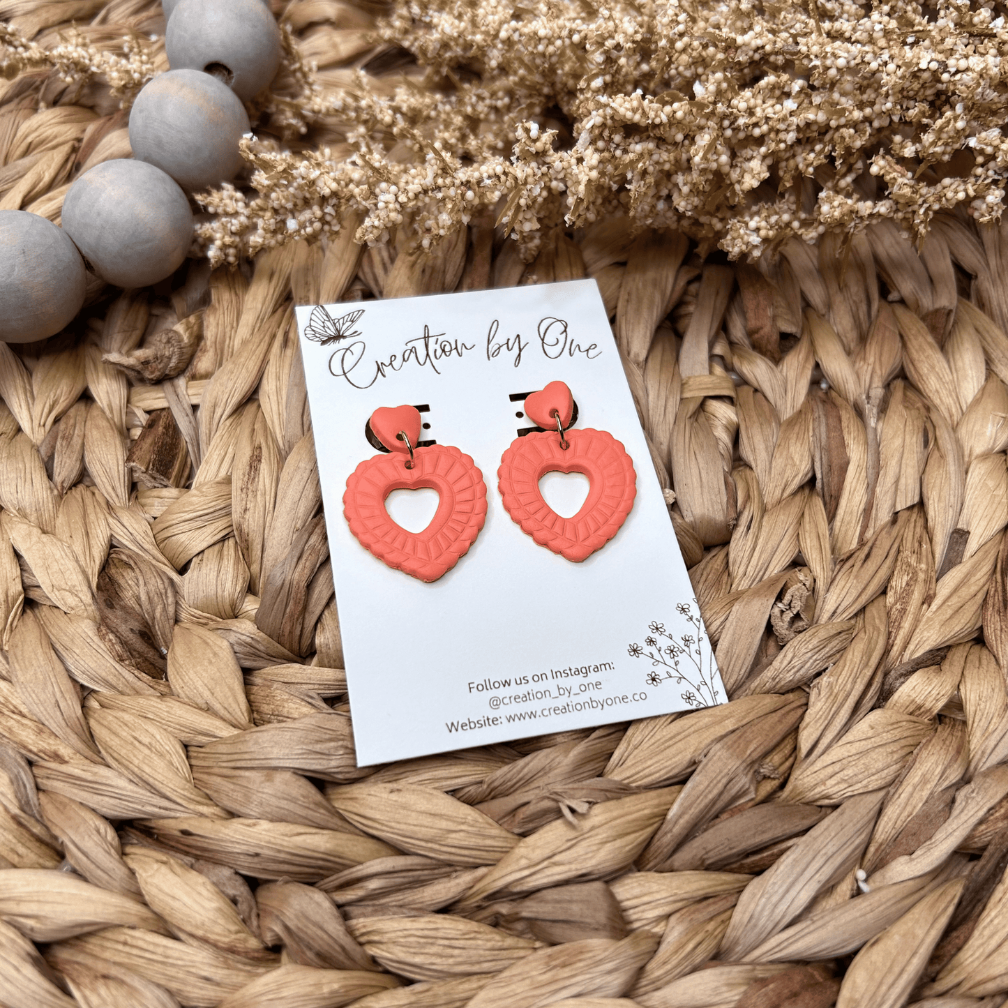 Everlasting Love Valentine Clay Earrings