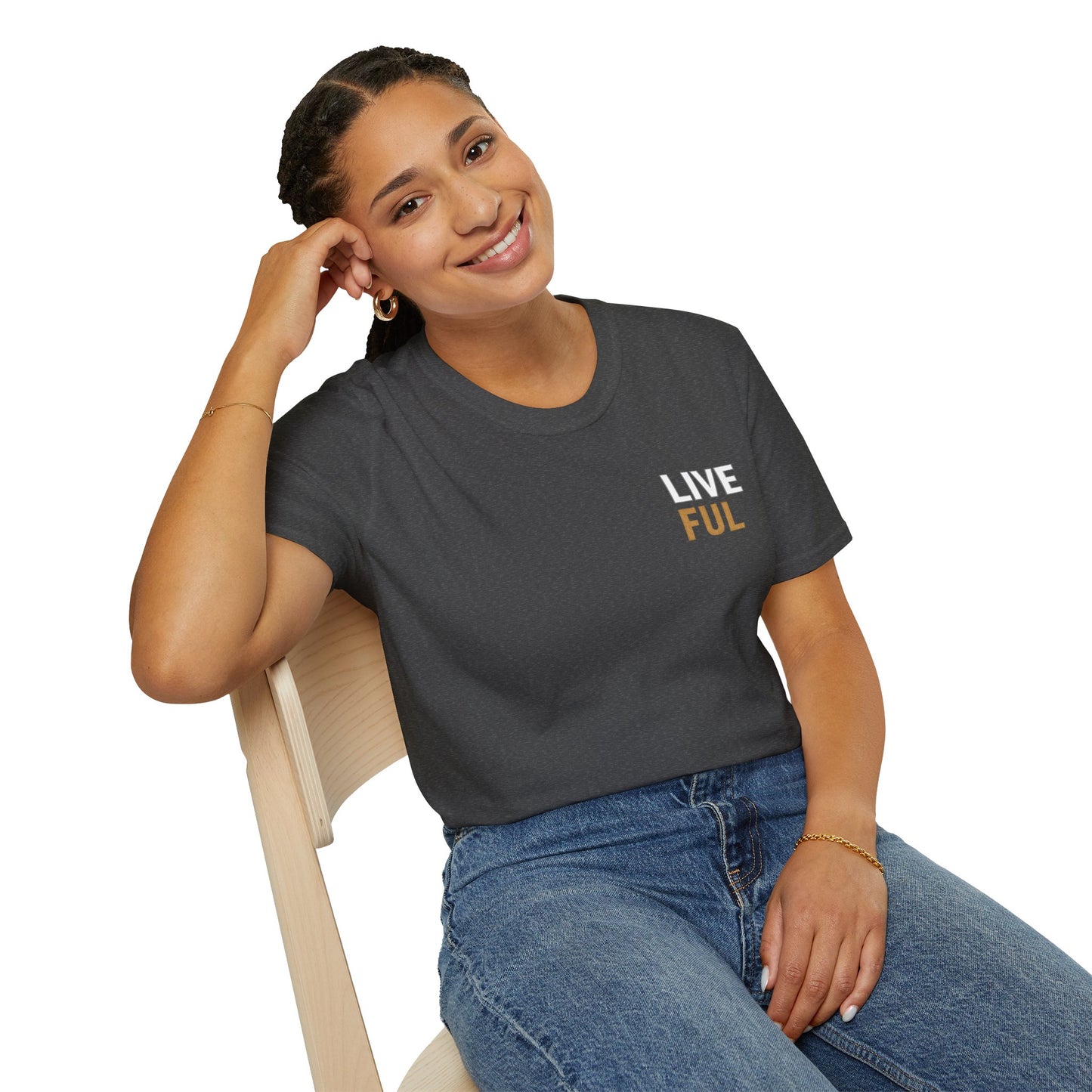 Faith Unfiltered Life T-Shirt — Minimal Christian Podcast Tee