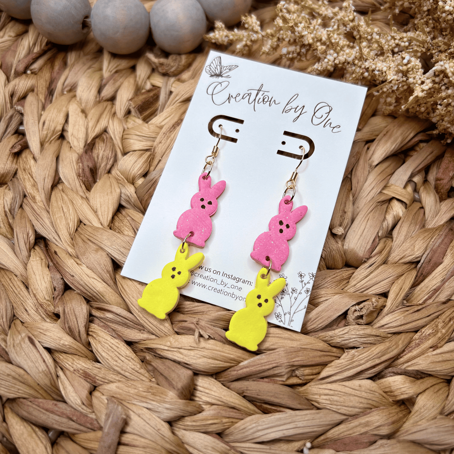 Peep Inspired Polymer Clay Earrings