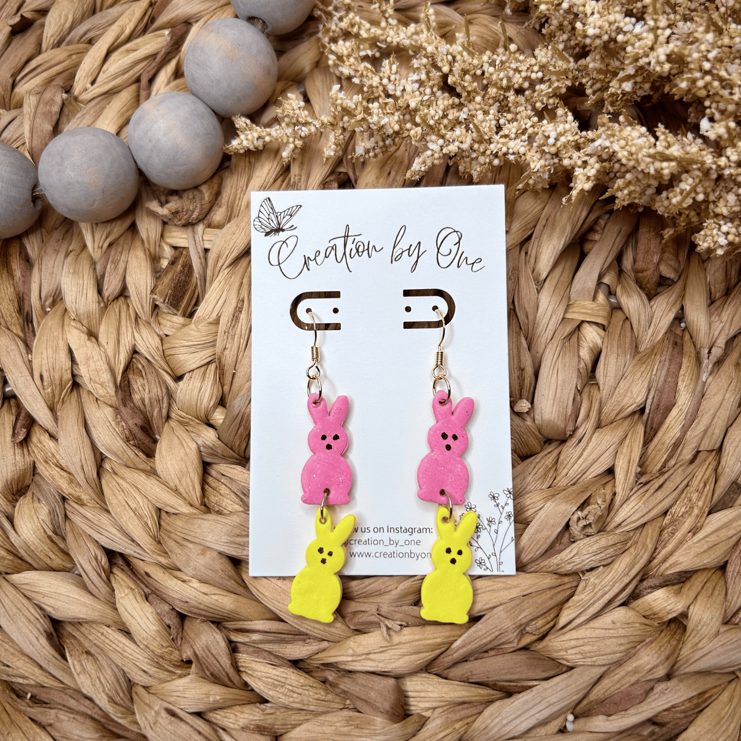 Peep Inspired Polymer Clay Earrings