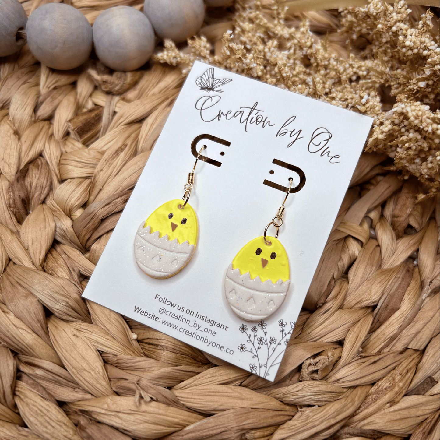 Cheeky Chick Polymer Clay Earrings