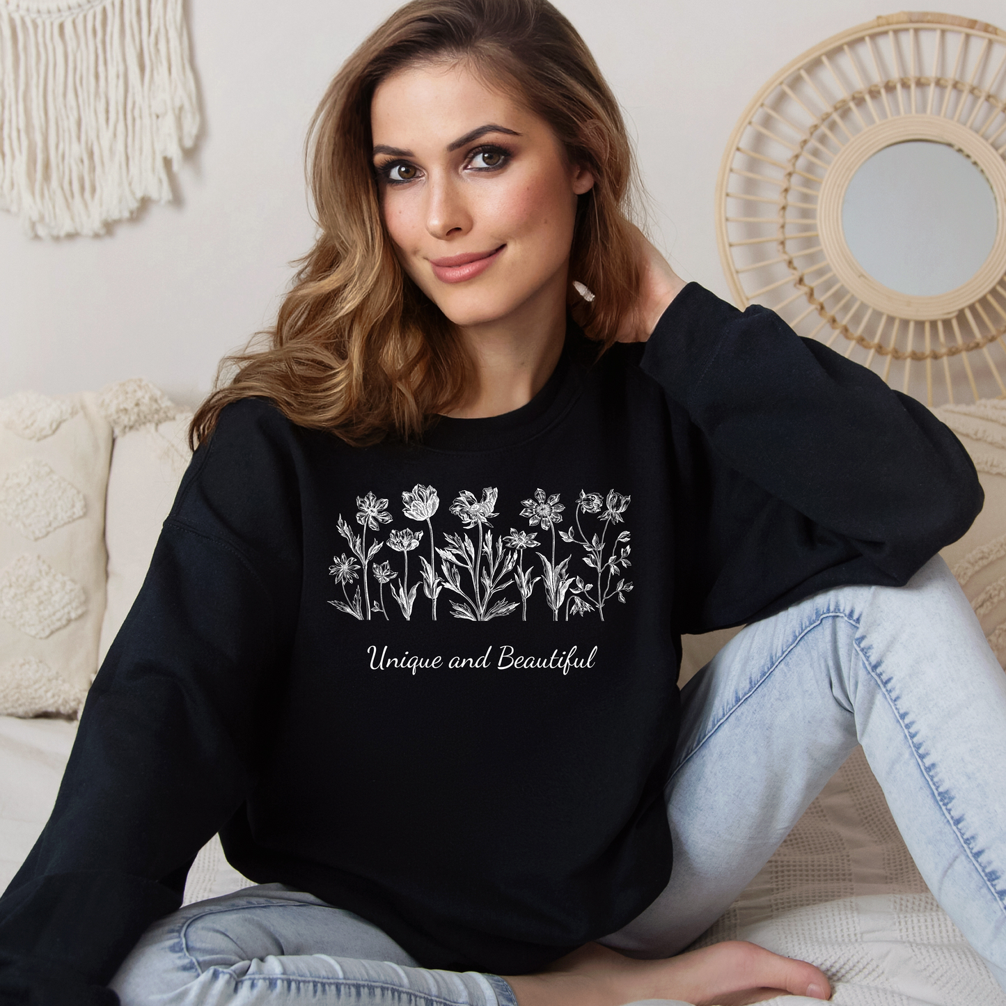 Unique and Beautiful-Sweatshirt