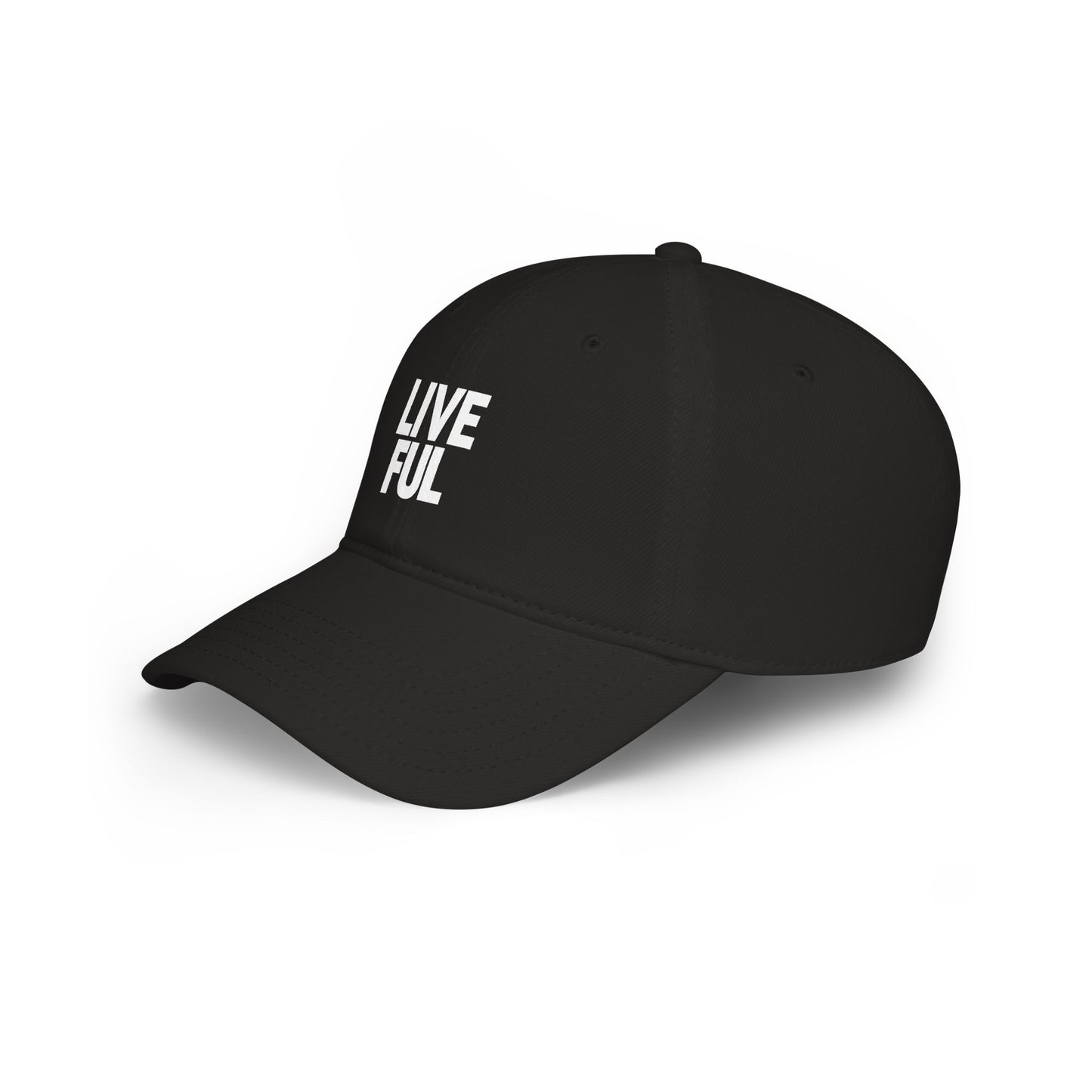Live Ful Embroidered Cap — Minimalist Inspirational Baseball Hat