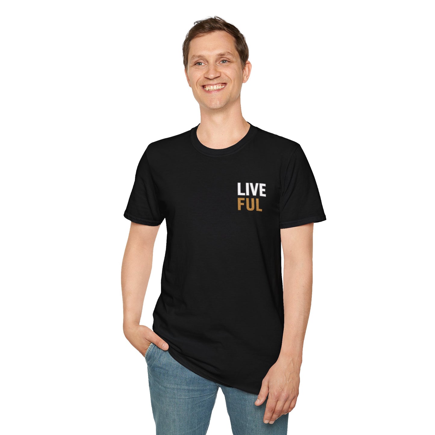 Faith Unfiltered Life T-Shirt — Minimal Christian Podcast Tee