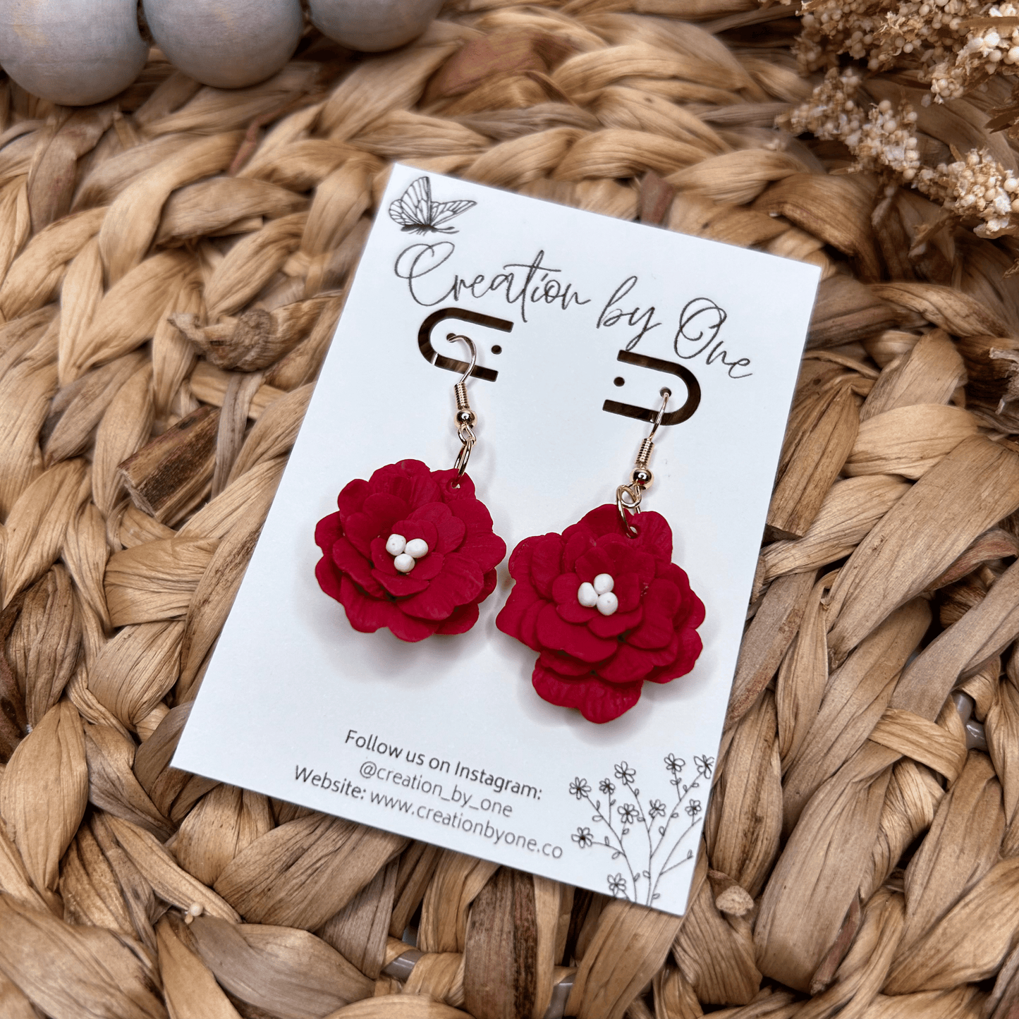 Lovely Bloom Polymer Clay Earrings