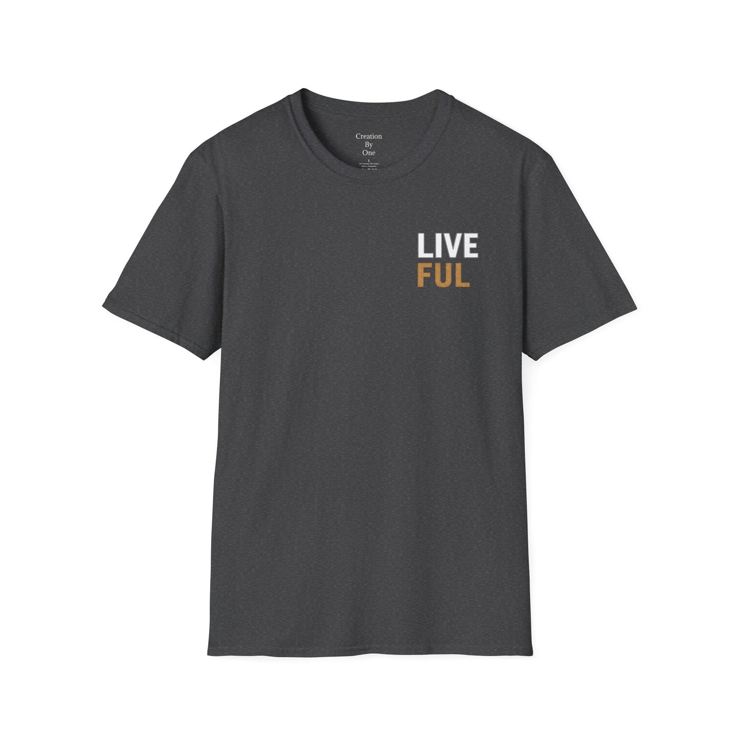 Faith Unfiltered Life T-Shirt — Minimal Christian Podcast Tee