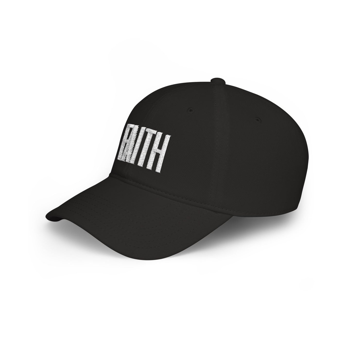 Faith Embroidered Baseball Cap — Minimal Religious Hat for Women & Men