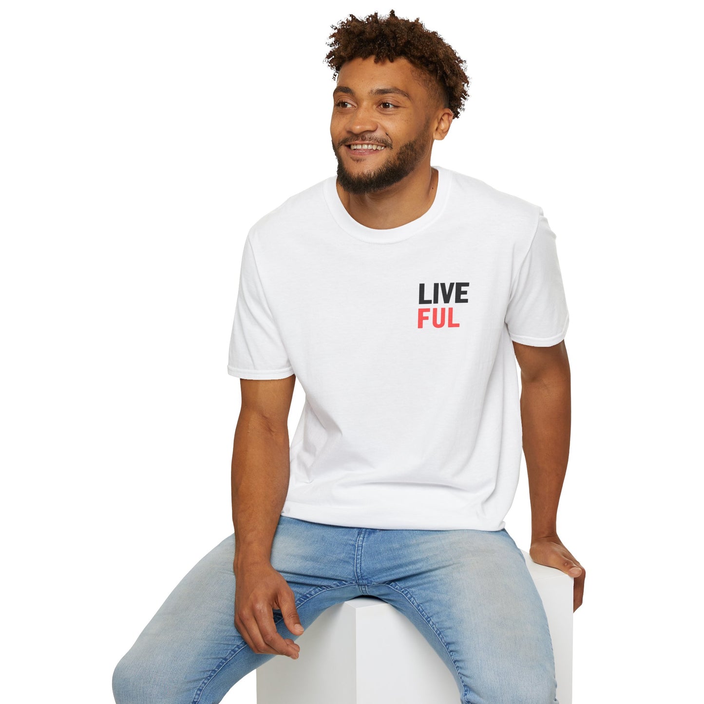 Faith Unfiltered Life T-Shirt — Minimal Christian Podcast Tee