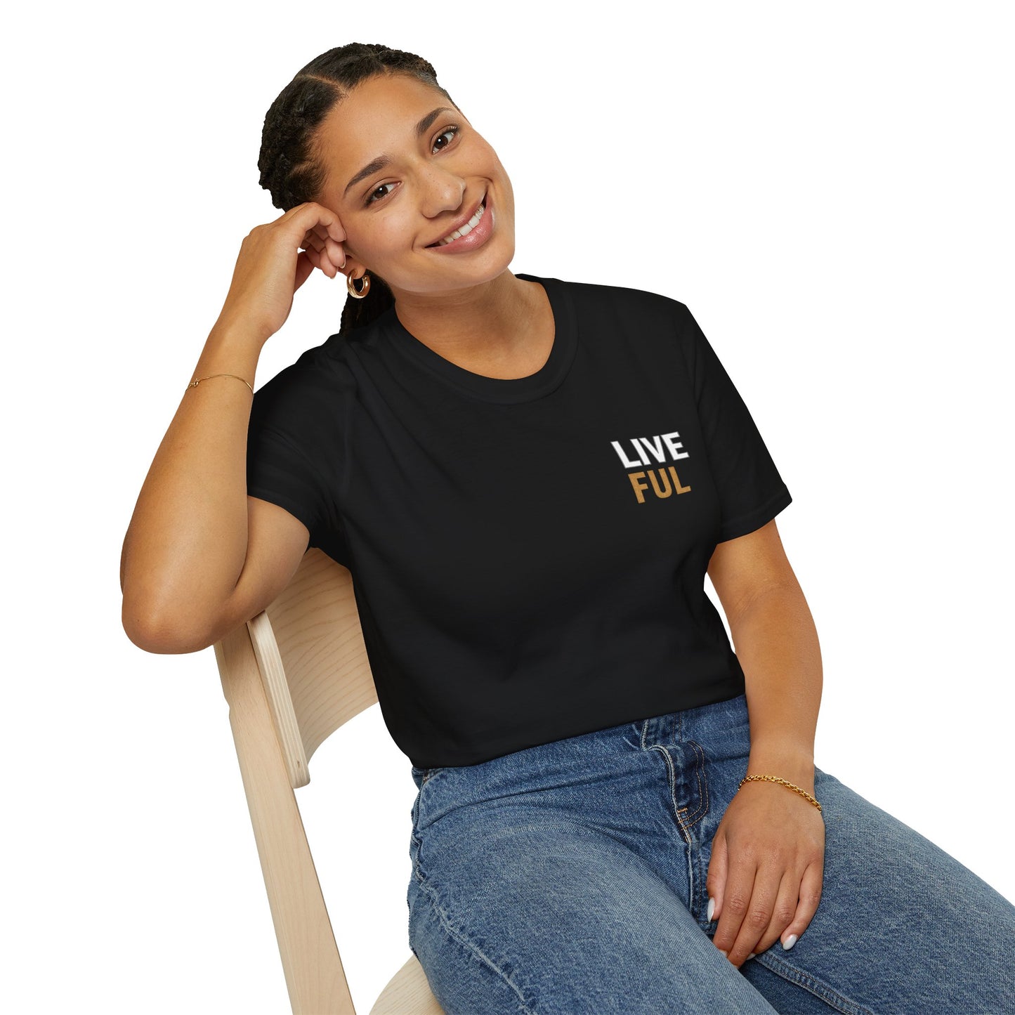 Faith Unfiltered Life T-Shirt — Minimal Christian Podcast Tee