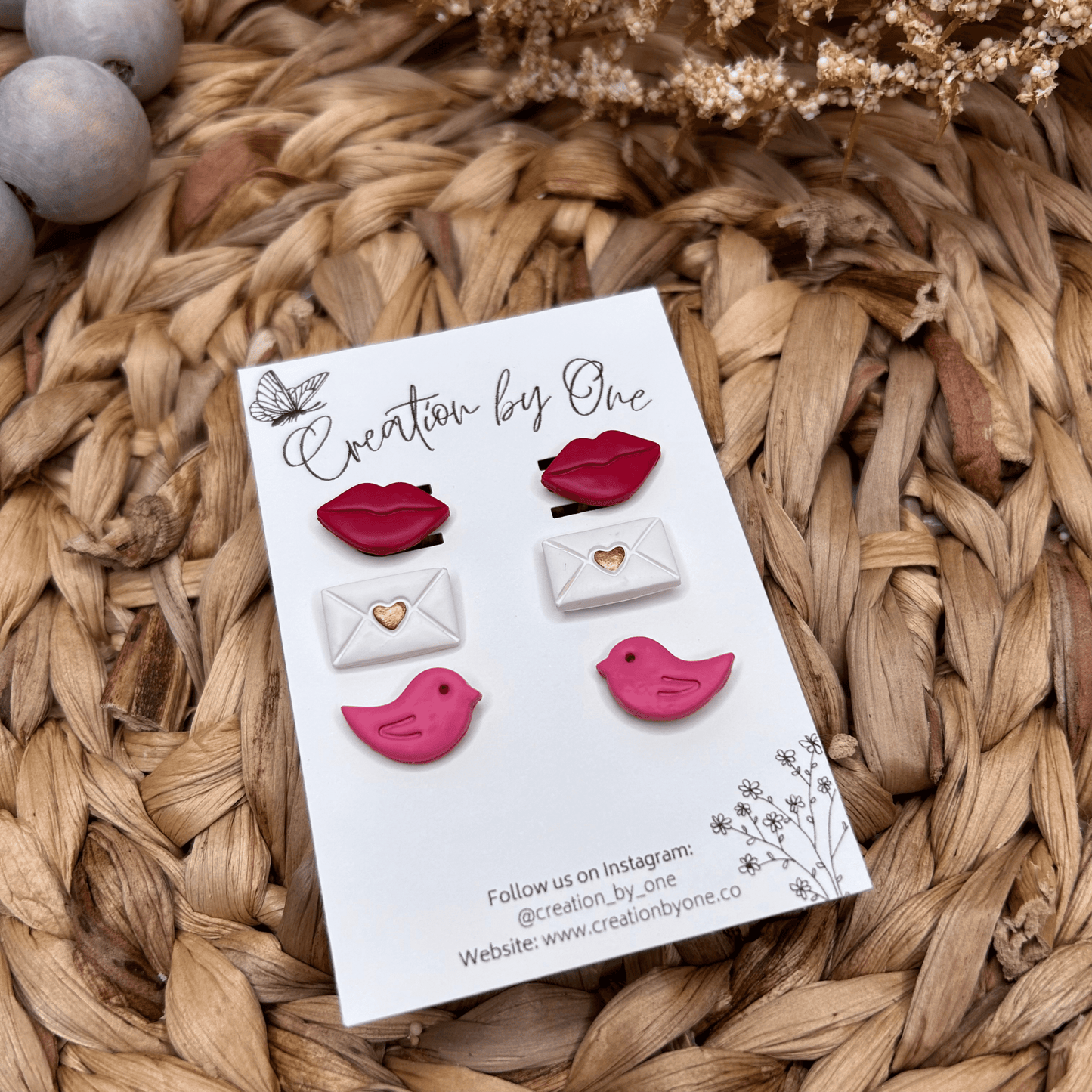 Romance Me Polymer Clay Earrings