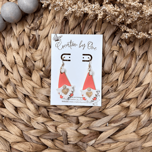 Polymer Clay Gnome Earrings