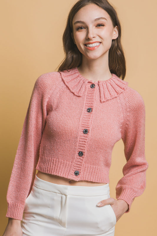 Short Collard Sweater