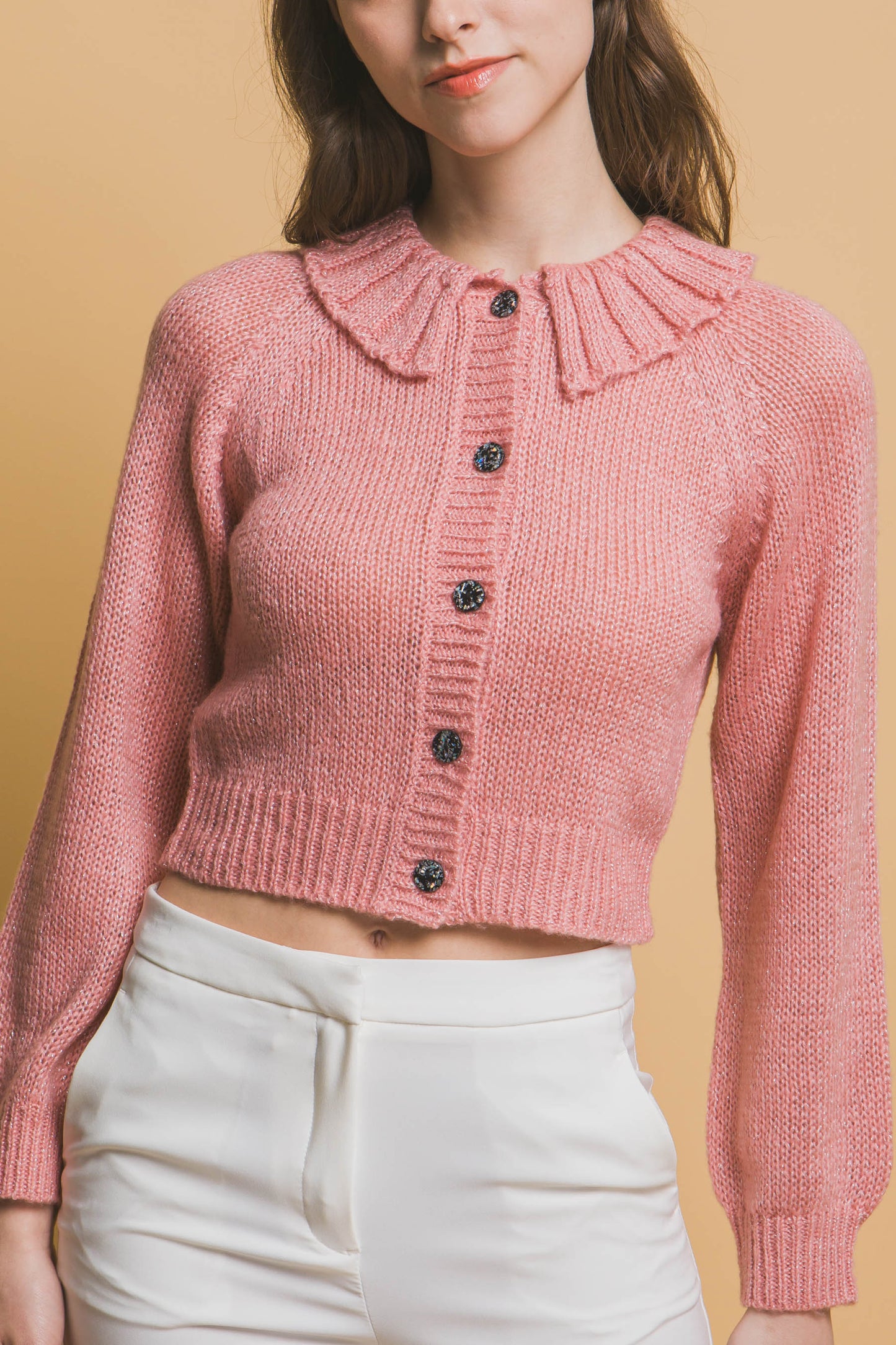 Short Collard Sweater