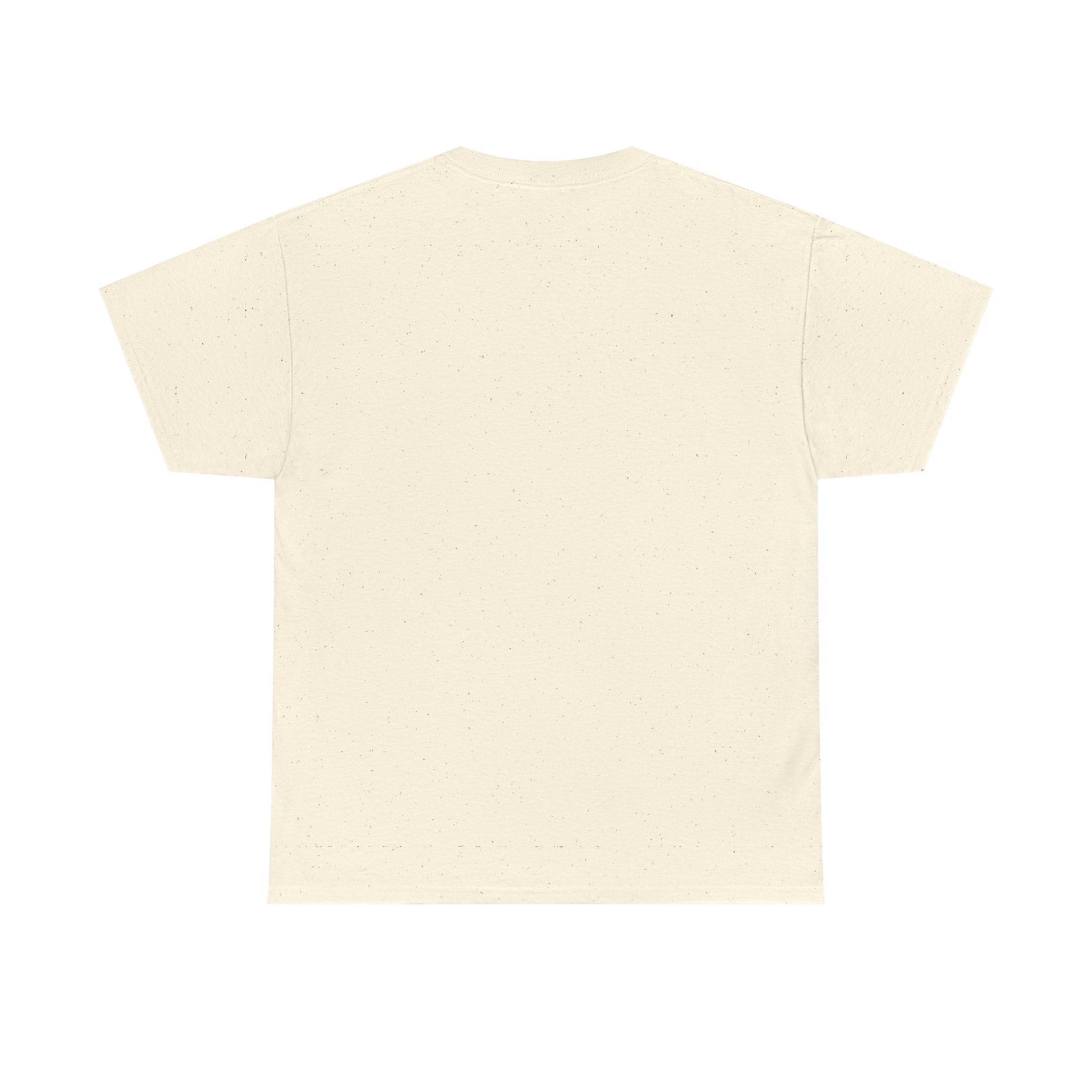 Beige t-shirt on a white background
