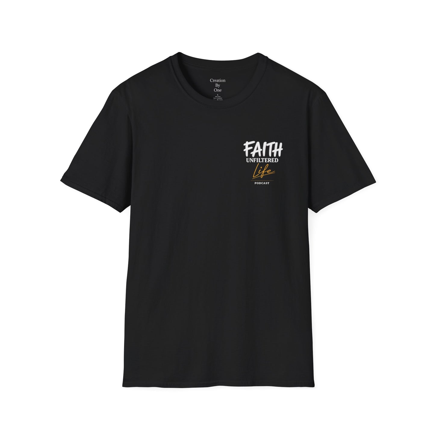 Faith Unfiltered Life Black  Shirt