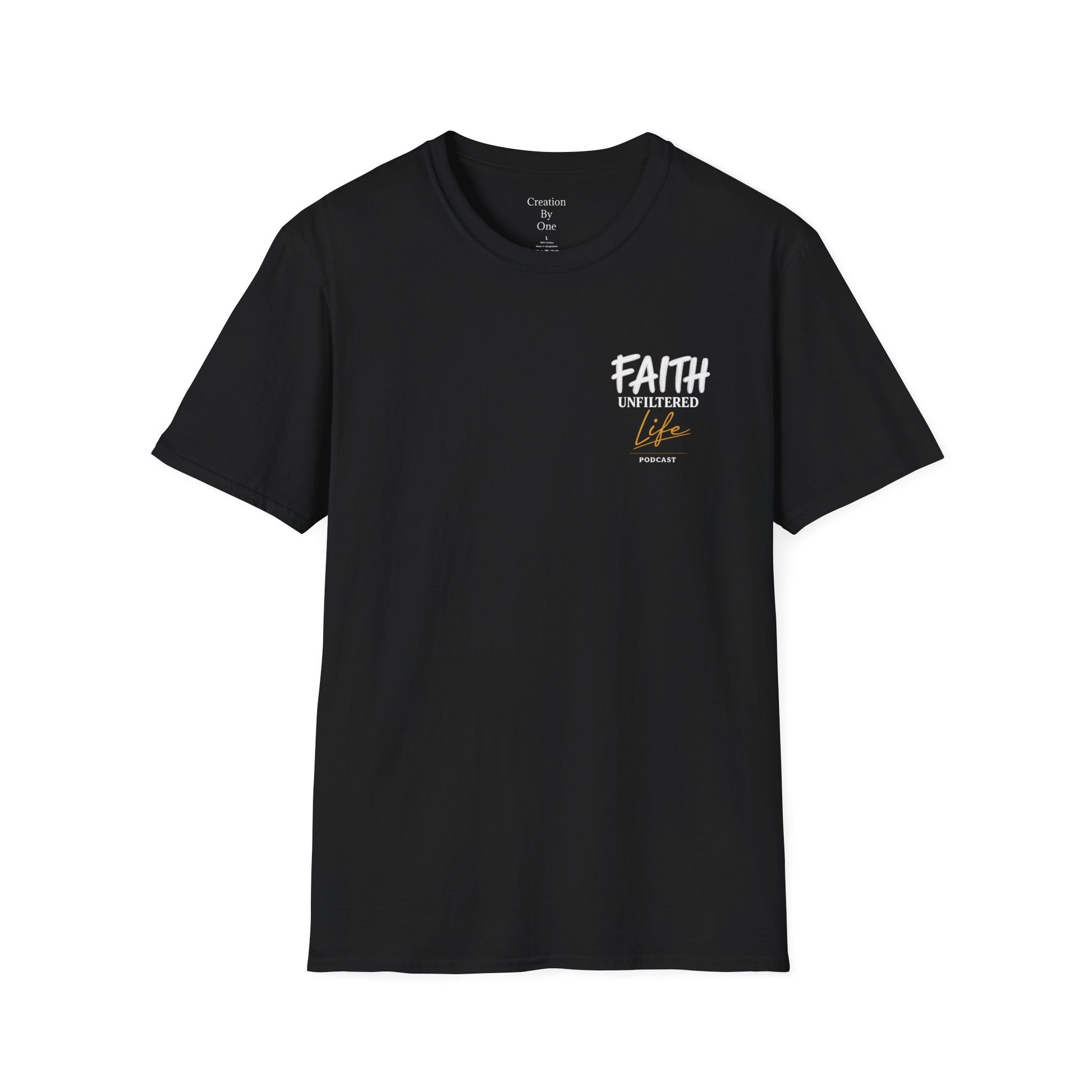 Faith Unfiltered Life Black  Shirt