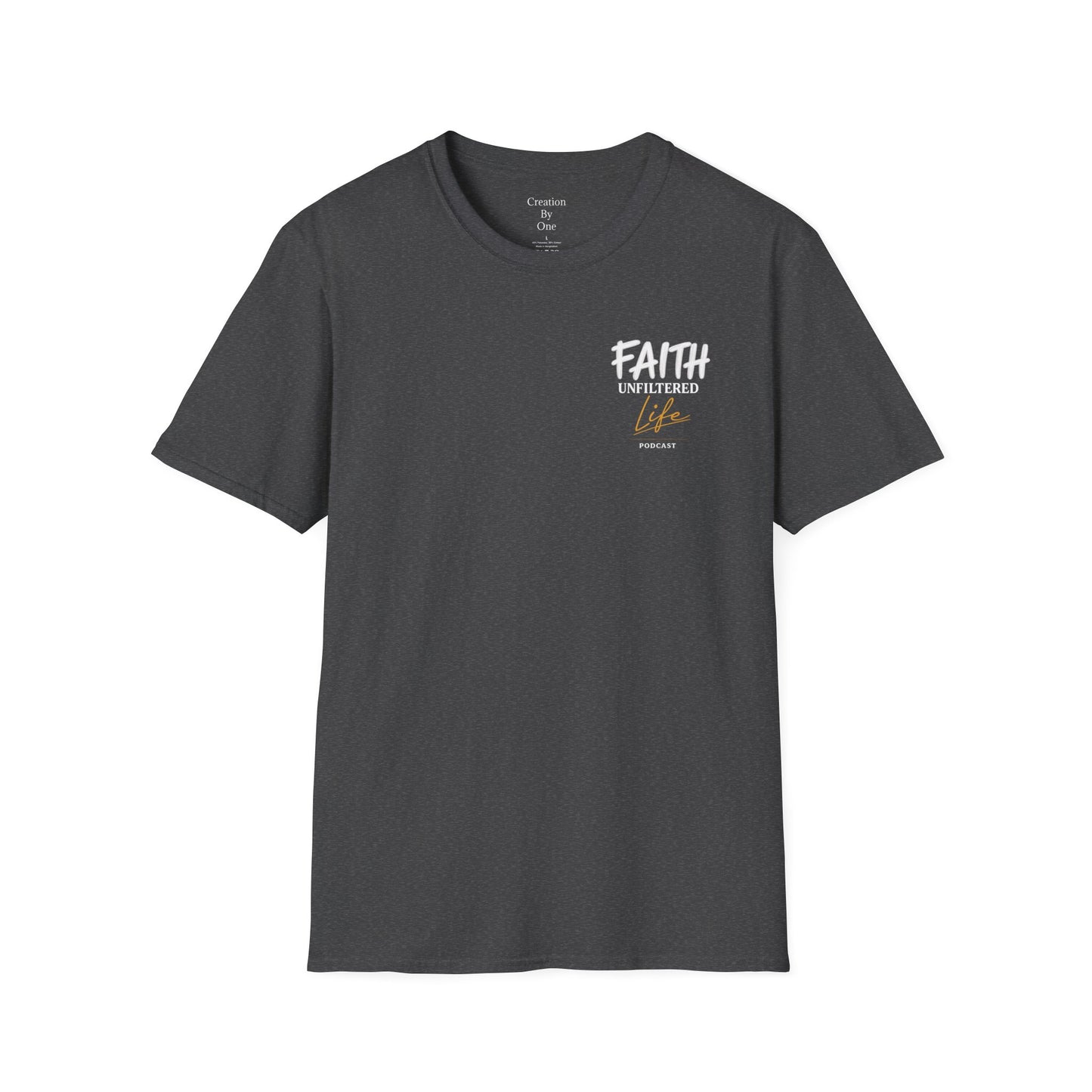 Faith Unfiltered Life Grey  Shirt